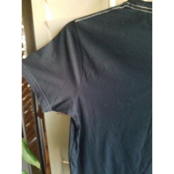 DKNY DOWNTOWN NYC JEANS CO BEADED ACCENTS GRAY SMALL T-SHIRT - Picture 8 of 8